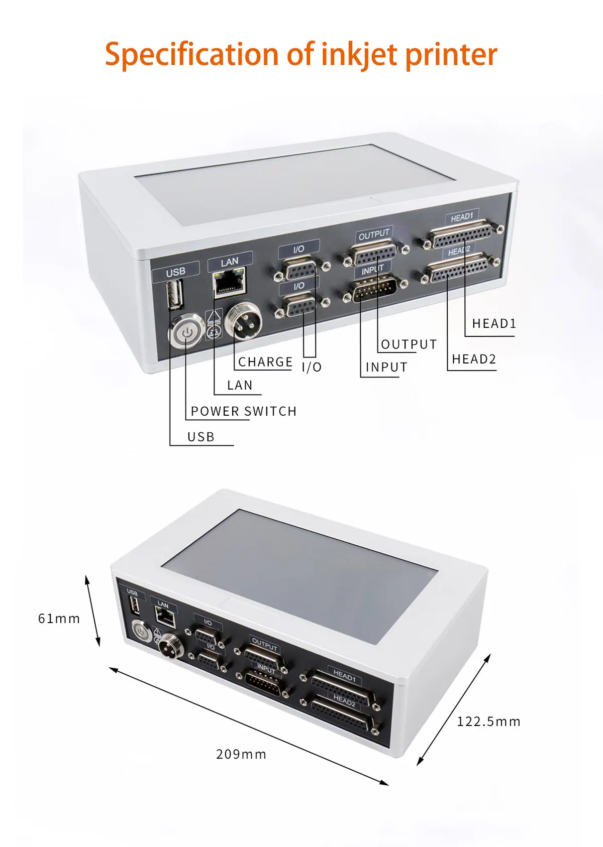 MFT210E TIJ Intelligent Inkjet Printer – detail image 1
