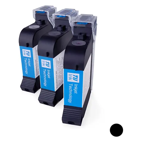 TIJ black solvent quick-drying ink cartridge – product photo 2