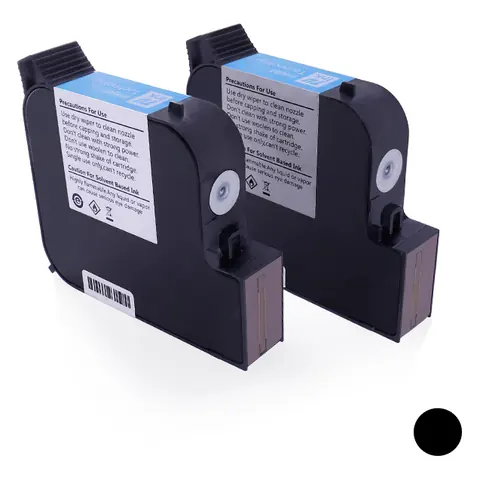 TIJ black solvent quick-drying ink cartridge – product photo 3